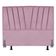 Cabeceira Estofada Solteiro 90 Cm Vivian Em Suede Com Frame Rosa