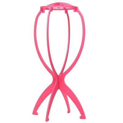 Kit 5 Suporte Dobrável Plástico Para Descansar Peruca Wigs Guardar E Secar Lace Chapéu Expositor Cor:rosa
