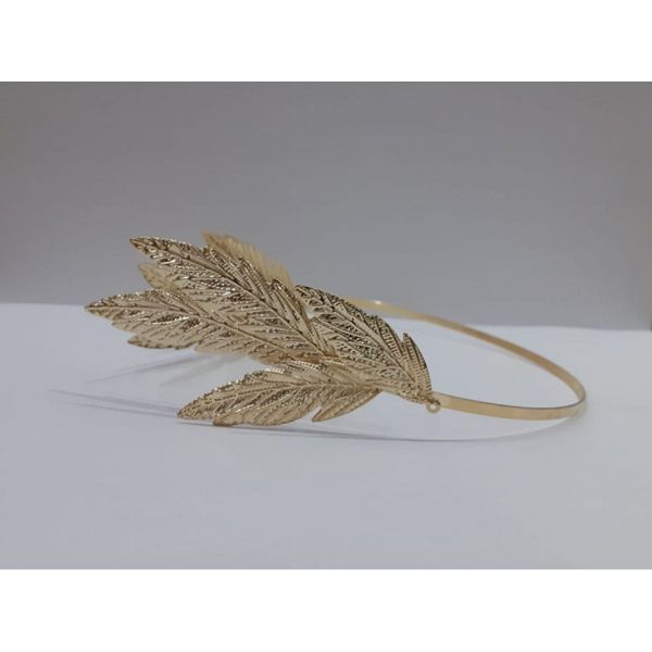 Coroa Deus Grego Com Folhas De Louro Dourada Coroa Deus Grego Com Folhas De Louro Dourada