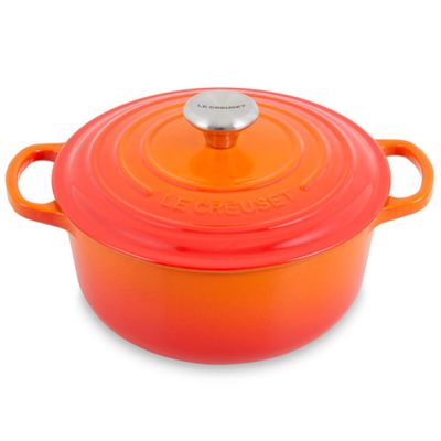 PANELA REDONDA LE CREUSET 22CM SIGNATURE AMARELO NÉCTAR