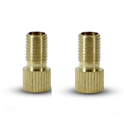 2 Adaptador Válvula Presta para Válvula Americana bicicleta