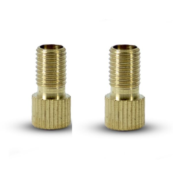 2 Adaptador Válvula Presta para Válvula Americana bicicleta 2 Adaptador Válvula Presta para Válvula Americana bicicleta