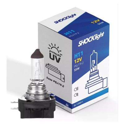 Lâmpada Halógena H11B 12v 55w Shocklight