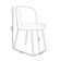 Cadeira Para Sala de Jantar Cozinha Estofada Gavi L02 Couríssimo Canela - Lyam Decor