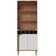 Kit Aparador Buffet Bar Living com Cristaleira Adega Julia C04 Off White Matte Freijó - Lyam Decor