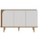 Aparador Buffet Para Sala de Jantar 3 Portas Elora C04 Off White Matte Freijó - Lyam Decor