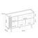 Aparador Buffet Para Sala de Jantar 3 Portas Elora C04 Off White Matte Freijó - Lyam Decor