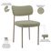 Kit 08 Cadeiras Estofadas Para Sala De Jantar Melina Base Arena L02 Bouclê Oliva - Lyam Decor