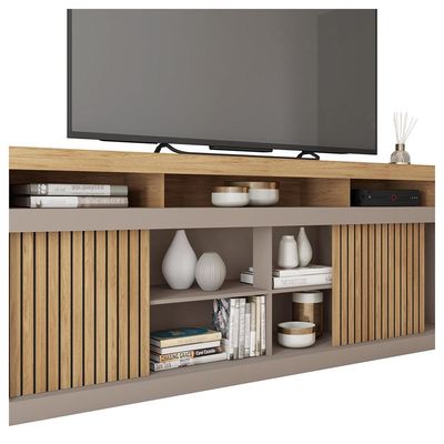 Rack Bancada Para TV até 70 Polegadas Sun Marrom Caemmun