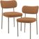 Kit 02 Cadeiras Para Sala De Jantar Melina Base Arena L02 Bouclê Terracota - Lyam Decor