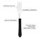 Kit 6 Garfo de Mesa Tramontina Leme Inox Cabo Preto