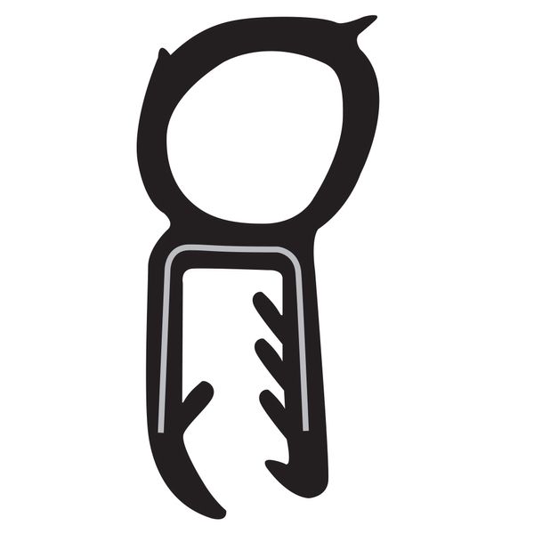 Borracha Da Porta Traseira Baú 6.80 Metros Master Após 2006 Borracha Da Porta Traseira Baú 6.80 Metros Master Após 2006