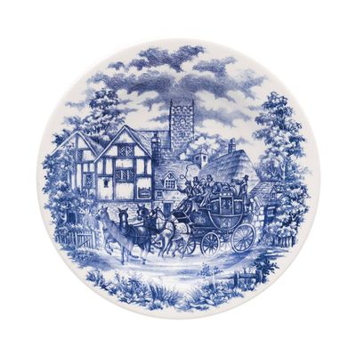 Pratos Fundos com Estampa Cena inglesa 21,5cm 12 Unidades - Biona 026836