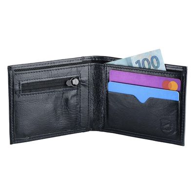 Carteira de Couro masculina - Porta cartão - Maverick - Gshield