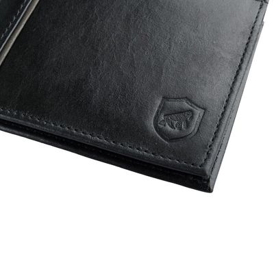 Carteira de Couro masculina - Porta cartão - Maverick - Gshield