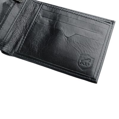 Carteira de Couro masculina - Porta cartão - Maverick - Gshield