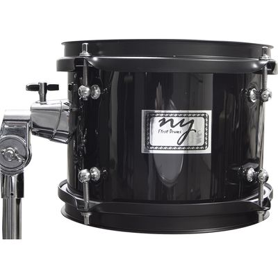 Bateria Acústica Infantil Junior 2T Preta com Banco New York