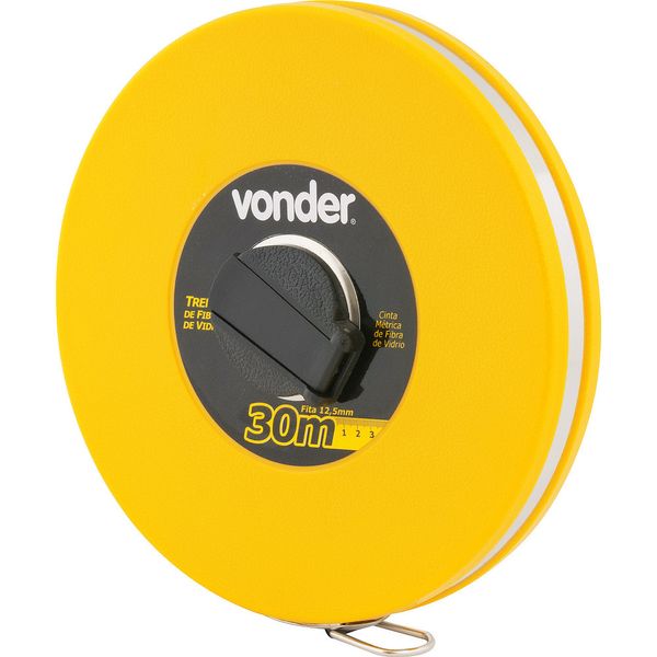 Trena fibra 30mx12,5mm longa fechada - Vonder Trena fibra 30mx12,5mm longa fechada - Vonder