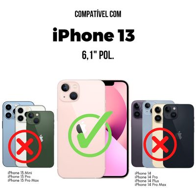 Capa para iPhone 13 - Silicon Premium Preta - Gshield