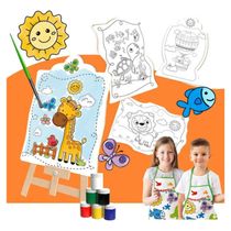 Super Kit Pintura Pintando o Sete 2709 Brincadeira De Criança