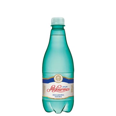 AGUA MINERAL SÃO LOURENÇO SEM GÁS 510ML - PACK COM 6 UNID