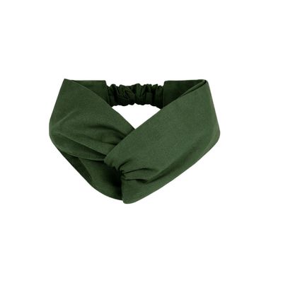 Faixa de Cabelo Bandana Verde Escuro Chef Cozinha Bistro Bar