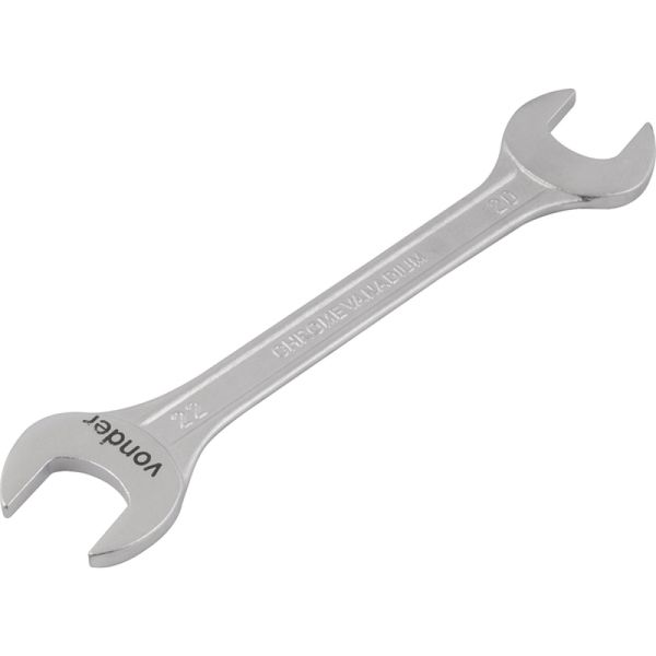 Chave fixa 20x22mm cromo vanádio fosco cartela - Vonder
