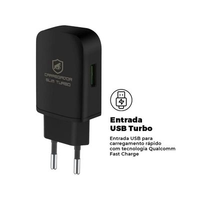 Carregador Turbo Slim - Gorila Shield