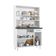 Armário De Cozinha De Aço Kit Triplo 105cm Rose Smart Branco