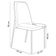 Kit 08 Cadeiras Decorativa Estofada Para Sala De Jantar Dourada Bella L02 Linho Bege Escuro - Lyam Decor