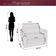 Sofa Cama Poltrona 1 Lugar Solteiro 0,90 Larg Marissol Matrix Suede Bege