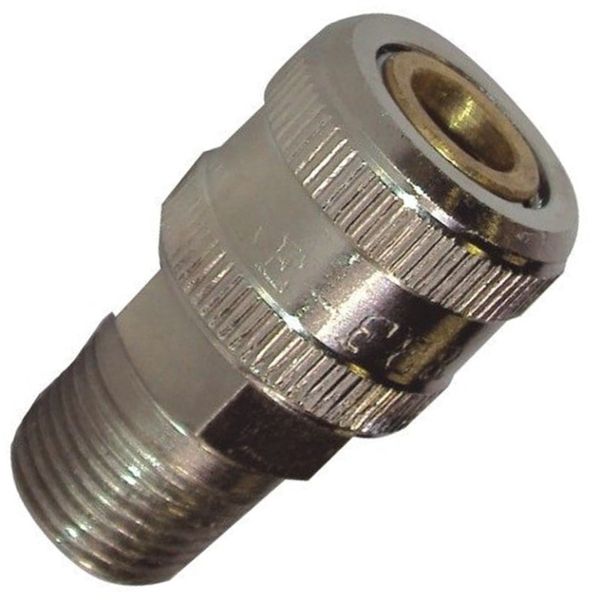 Engate Rápido Lubefer 1/4 Pino x 1/2 Rosca Macho Engate Rápido Lubefer 1/4 Pino x 1/2 Rosca Macho