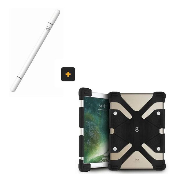Kit Capa Skull Armor Universal e Caneta Dinamic para Tablet de 8.9 a 12 Polegadas - Gshield