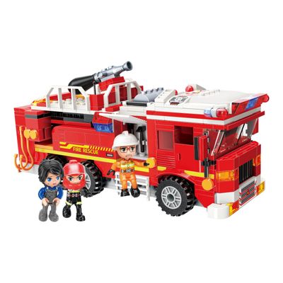 Blocos De Montar Bombeiros Ao Resgate Na Estação 539 Peças - Qman 12013