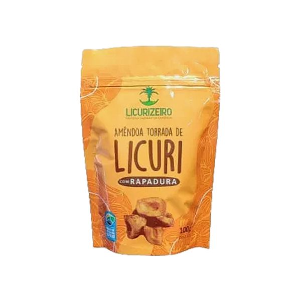 Amêndoa de Licuri Torrada Com Rapadura Licurizeiro 100g Amêndoa de Licuri Torrada Com Rapadura Licurizeiro 100g