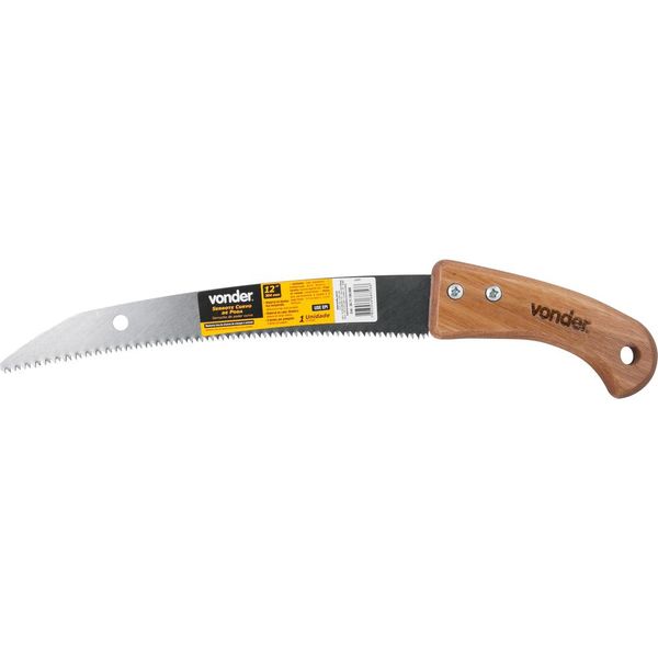 Serrote Curvo de Poda 12'' Cabo de Madeira Vonder Serrote Curvo de Poda 12'' Cabo de Madeira Vonder