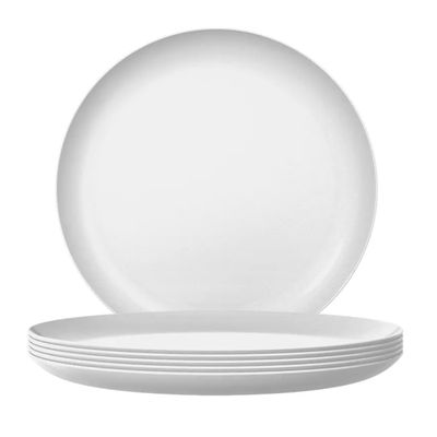 Prato Raso Blanc de Vidro Opaline 27cm 6 Unidades - Nadir 5545
