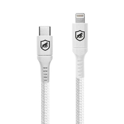 Cabo Survivor para Lightning/Tipo C - 1,5m - Branco -Gshield