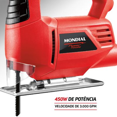 Serra Tico-Tico Mondial Vermelho 450W FST-03 220
