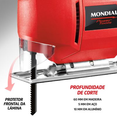 Serra Tico-Tico Mondial Vermelho 450W FST-03 220
