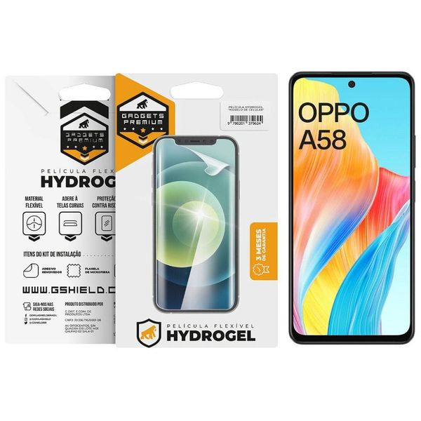 Película para Oppo A58 - Hydrogel Gamer Fosca - Gshield
