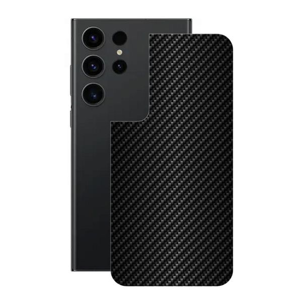 Película para Samsung Galaxy S23 Ultra - Traseira de Fibra de Carbono Preta - Gshield