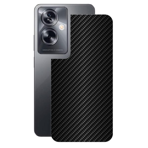 Película para Oppo A79 5G - Traseira de Fibra de Carbono Preta - Gshield Película para Oppo A79 5G - Traseira de Fibra de Carbono Preta - Gshield