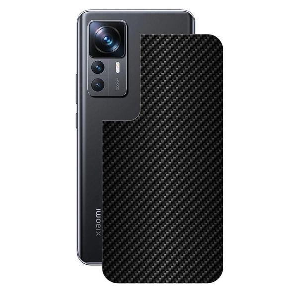 Película Xiaomi 12T Pro-Traseira Fibra Carbono Preta-Gshield Película Xiaomi 12T Pro-Traseira Fibra Carbono Preta-Gshield