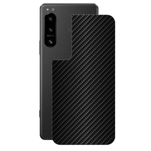 Película para Sony Xperia 5 IV - Traseira de Fibra de Carbono Preta - Gshield Película para Sony Xperia 5 IV - Traseira de Fibra de Carbono Preta - Gshield