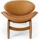 Kit 2 Poltronas Decorativa Orgânica Sala Living Kadosh L02 Couríssimo Canela - Lyam Decor