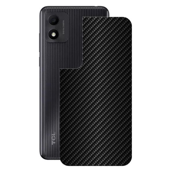 Película para TCL 305i - Traseira de Fibra de Carbono Preta - Gshield Película para TCL 305i - Traseira de Fibra de Carbono Preta - Gshield