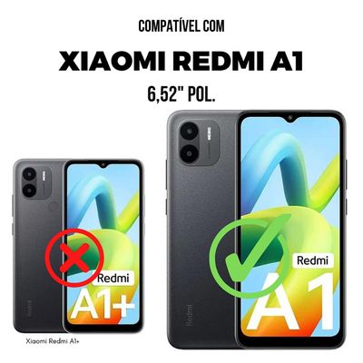 Película para Xiaomi Redmi A1 - Traseira de Fibra de Carbono Preta - Gshield