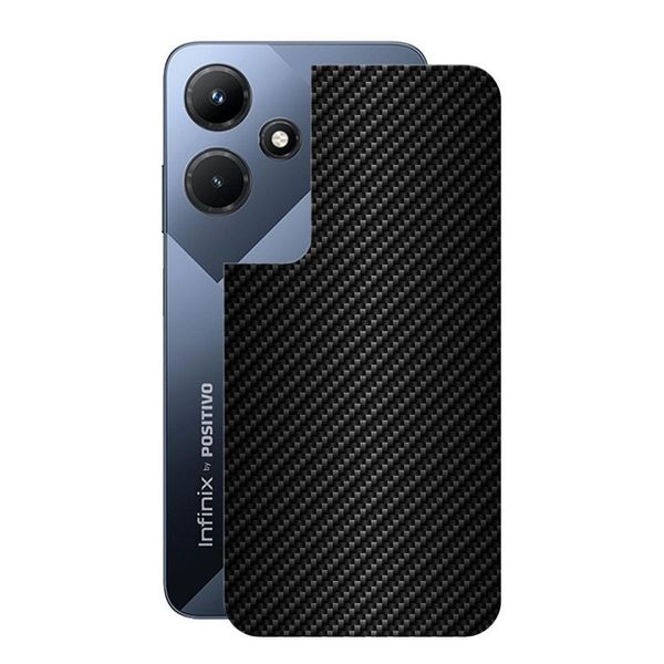Película para Infinix Hot 30i - Traseira de Fibra de Carbono Preta - Gshield Película para Infinix Hot 30i - Traseira de Fibra de Carbono Preta - Gshield