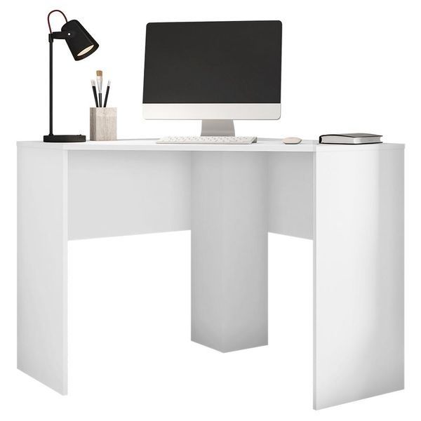 Mesa De Computador Canto Office Cubic Branco - Caemmun Mesa De Computador Canto Office Cubic Branco - Caemmun